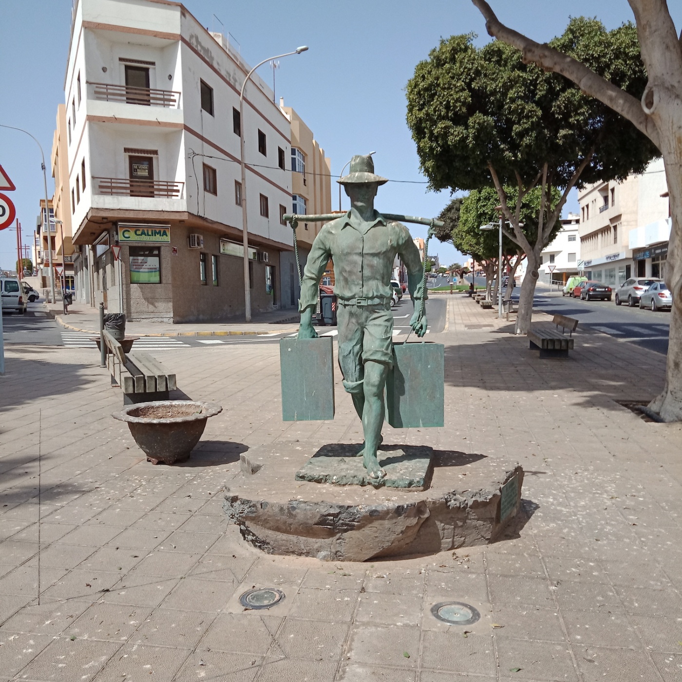 El Aguador Sculpture Puerto del Rosario Fuerteventura